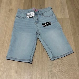 Children’s place brand new never worn stretchy Jean shorts